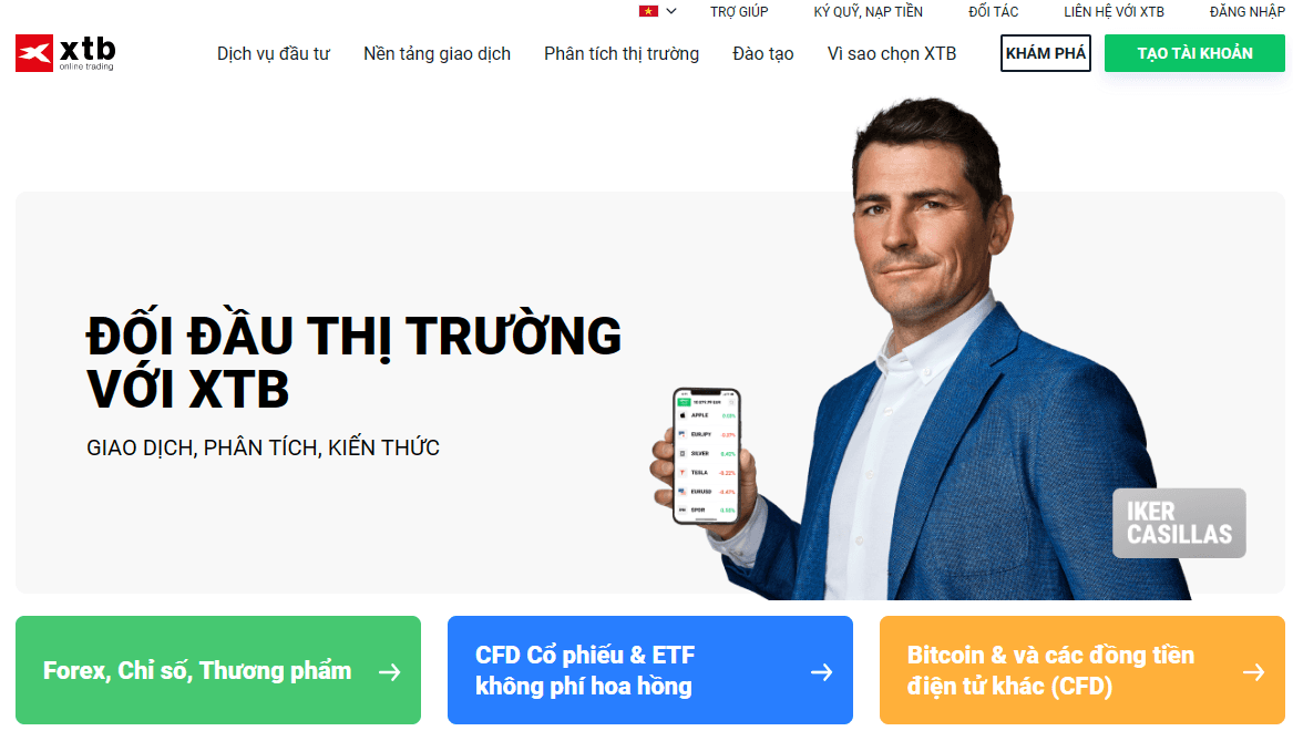 XTB Welcome Bonus 50% - Không giới hạn