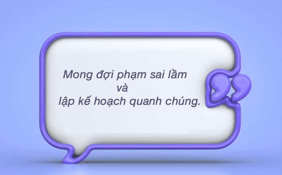 đầu tư từ sai lầm