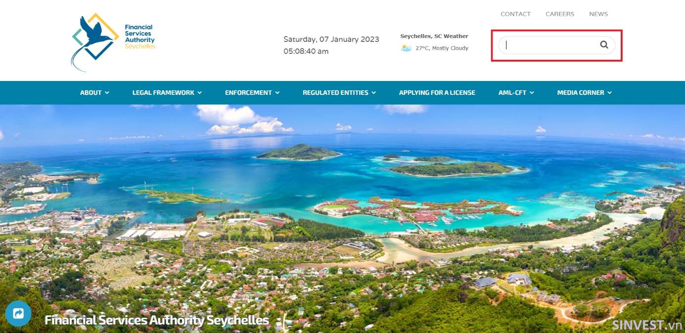 Kiểm tra chứng chỉ FSA Seychelles