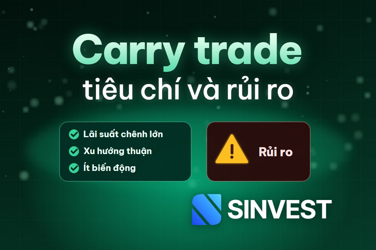 Tiêu chí & rủi ro trong Carry Trade (giao dịch chênh lệch lãi suất)