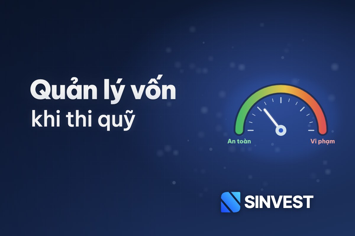 Quản lý vốn khi thi quỹ: không vi phạm lỗ ngày, lỗ tổng