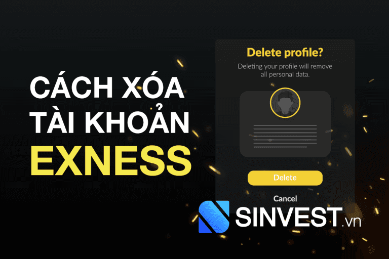 Cách xóa tài khoản Exness