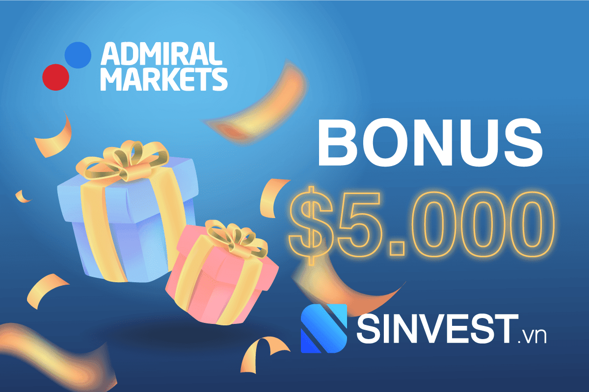 Admiral Markets Welcome Bonus – Khuyến mãi lên đến $5.000